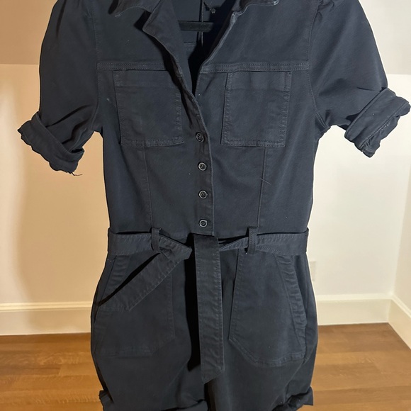 [paige] mayslie black short romper / jumpsuit - Picture 3 of 3